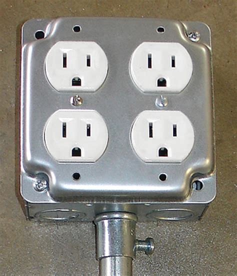 junction box duplex|duplex receptacle outlet box.